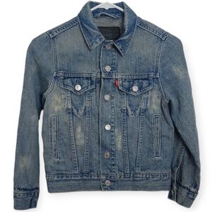 Levi's Kids Jean Jacket Size Small Denim Blue Youth Unisex